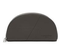 LIEBESKIND Berlin Cuir Porte-Monnaie Edda Calf Optic Purse Wallet Dark Grigio Marron foncé