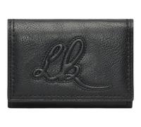 Liebeskind Capri Porte-monnaie Protection RFID Cuir véritable 13.5 cm noir