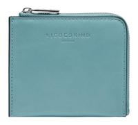LIEBESKIND Berlin Cuir Porte-Monnaie Paris 4 Lamb SF Verna Nino Purse Wallet Petrol Blue Bleu pétrole