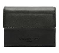 LIEBESKIND Berlin Cuir Porte-Monnaie Soft Nappa Akkordeon Wallet Black Noir