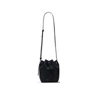 LIEBESKIND BERLIN Cuir sac à épaule bandoulière Bucket Bag Black noir