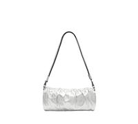 LIEBESKIND BERLIN Cuir sac à épaule bandoulière Hobo Metallic Silver argenté