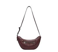 LIEBESKIND BERLIN Cuir sac à épaule bandoulière Moon Hobo Pomegranate bordeaux