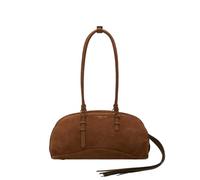 LIEBESKIND BERLIN Cuir sac à épaule Capri Satchel Brown brun