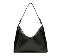 LIEBESKIND BERLIN Cuir sac à épaule Mila Lack Distressed Hobo Bag Black noir
