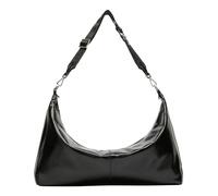 LIEBESKIND BERLIN Cuir sac à épaule Paris 4 Paper Touch Crinkle Hobo Bag Black noir
