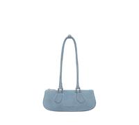 LIEBESKIND BERLIN Cuir sac à épaule Satchel Bag Blue Denim Suede bleu clair