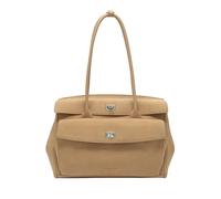 LIEBESKIND BERLIN Cuir sac à épaule Satchel Bag Light Tan Suede marron clair