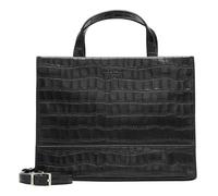 LIEBESKIND BERLIN Cuir sac à main sac à épaule bandoulière Lou 2 Satchel Bag Black noir