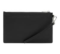 LIEBESKIND BERLIN Cuir sac à poignet pochette Pouch Black noir