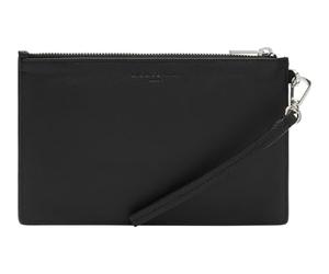 LIEBESKIND BERLIN Cuir sac à poignet pochette Pouch Black noir