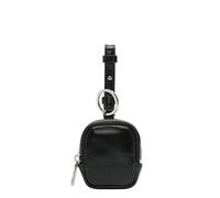 LIEBESKIND BERLIN Cuir sac d’accessoires Andrea Keyring Pouch Black noir