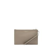 LIEBESKIND BERLIN Cuir sac d’accessoires sac à poignet Pouch Neutral Grey taupe