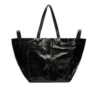 Liebeskind Sac Cabas L-Elvira PT Crinkle-Black, Courses Femme, Noir, L