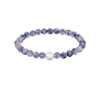 LIEBESKIND BERLIN Damen Beads Armband aus Blue Sky Jasper LJ-0875-B-17
