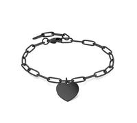 Liebeskind Berlin Herz-Armband LJ-1605-B-21 IP noir