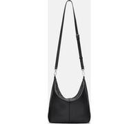 Liebeskind Berlin Paris M Sac à bandoulière pour femme en cuir avec bandoulière et bandoulière Grand compartiment principal avec fermeture éclair et deux compartiments intérieurs, Noir (01), m