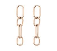 LIEBESKIND BERLIN LJ-0922-E-55 Boucles D’oreilles Pendantes, Or Rose (Placage Ionique)