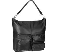 LIEBESKIND BERLIN LK 204 Archive 3D Leather Hobo M Black