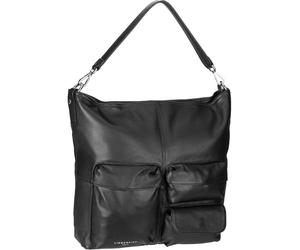 LIEBESKIND BERLIN LK 204 Archive 3D Leather Hobo M Black