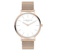 Liebeskind Berlin LT-0511-MQ Montre pour Femme en Acier Inoxydable Or Rose IP sur Bracelet en Acier Inoxydable