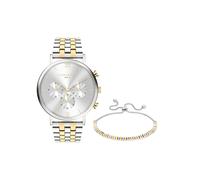 Liebeskind Berlin Montre à affichage analogique 'Bicolor Edges' or / argent, Taille One Size