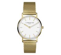 Liebeskind Berlin Montre à affichage analogique 'New Case' or / blanc, Taille One Size