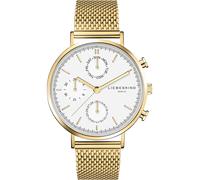 Liebeskind Berlin Montre à affichage analogique or / blanc, Taille One Size