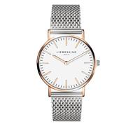 Liebeskind Berlin Montre à affichage analogique or rose / argent, Taille One Size