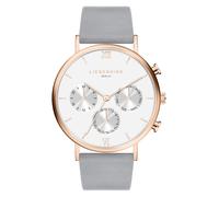 Liebeskind Berlin Montre à affichage analogique or rose / gris / blanc, Taille One Size