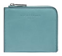 LIEBESKIND Berlin Cuir Porte-Monnaie Paris 4 Lamb SF Verna Nino Purse Wallet Petrol Blue Bleu pétrole