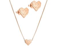 Liebeskind Berlin Parure de bijoux or rose, Taille One Size