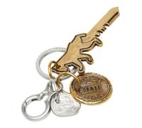 LIEBESKIND BERLIN porte-clés Bear Keyring American Silver doré