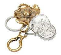 LIEBESKIND BERLIN porte-clés Flower Keyring OEB argenté