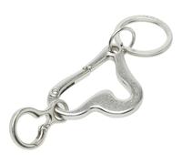 LIEBESKIND BERLIN porte-clés Heart Keyring American Silver argenté