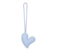 LIEBESKIND BERLIN porte-clés Puffy Heart Pendant Blue Denim bleu clair