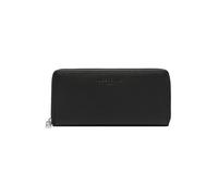 Liebeskind Berlin Porte-monnaie Sally zip-around, cuir, RFID, 19 cm, noir