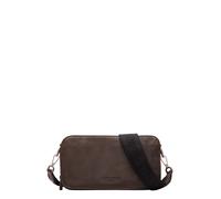 Liebeskind Berlin Sac bandoulière Clarice en cuir – Roasted Coconut (marron foncé)