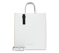 Liebeskind Paper Bag Carter Sac en Papier Bicolore Taille M Blanc cassé, Tote Femme, (HxBxT 34cmx29cmx15cm)