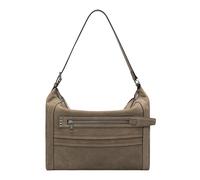 Liebeskind Delia Sac à bandoulière M Cuir véritable 46 cm gris