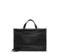 LIEBESKIND BERLIN LOU 2 New Croco Satchel L Black