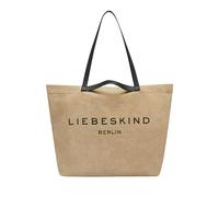LIEBESKIND Berlin -Shopper Aurora Grand sac en toile avec compartiment zippé et bandoulière en cuir pour femme Convient pour les ordinateurs portables jusqu'à 16"