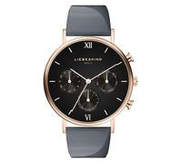 Liebeskind Berlin Femmes Analogue Quartz Montre avec Bracelet en Cuir de Vache LT-0320-LM
