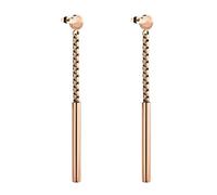 Liebeskind Boucles d'oreilles pendantes pour femme Acier inoxydable, Acier inoxydable, Sans pierre