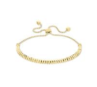 Liebeskind Bracelet Berlin Beads en acier inoxydable avec fermeture à tirette, 17 cm, Acier inoxydable, Pas de gemme