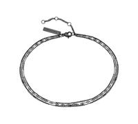 Liebeskind Bracelet de cheville Berlin en acier inoxydable, réglable de 23 cm à 27 cm, 27 cm, Acier inoxydable, Pas de gemme