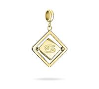 Liebeskind Breloque Zodiac, 25 mm, Acier inoxydable, Pas de gemme