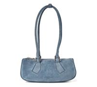 LIEBESKIND BERLIN Cuir sac à épaule Satchel Bag Blue Denim Suede bleu clair