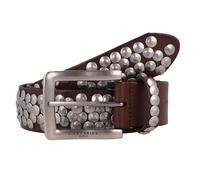 Liebeskind Ceinture à rivets Cuir 85 cm brun