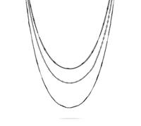 Liebeskind Collier Berlin composé d'un mélange de chaînes, 58 cm, en Acier Inoxydable